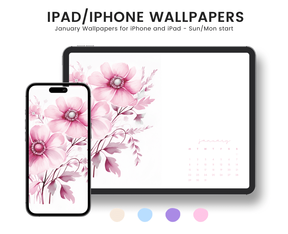 iPhone & iPad Wallpapers (January)