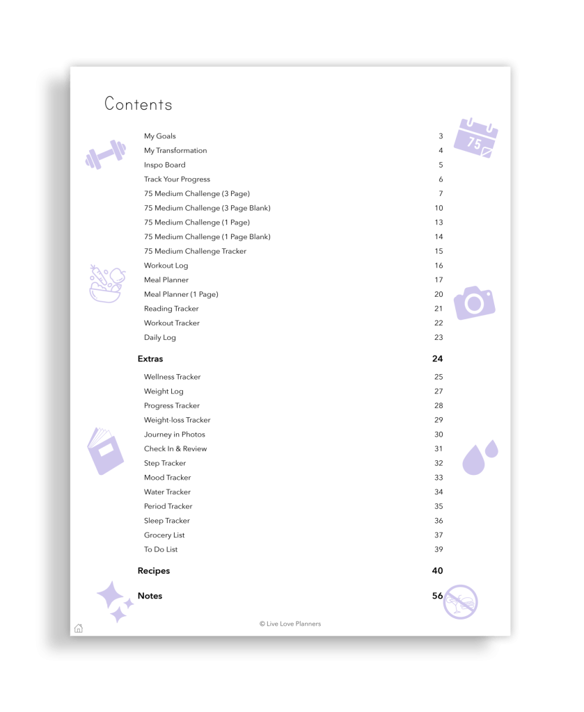 75 Medium Challenge, fitness journey, wellness tracker, healthy habits, daily exercise, nutrition planning, mindfulness practice, goal setting, personal growth, transformation journey, motivation, self-improvement, progress tracker