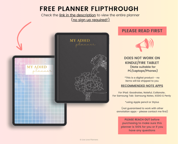 2025 and 2026 ADHD Planner - Image 10