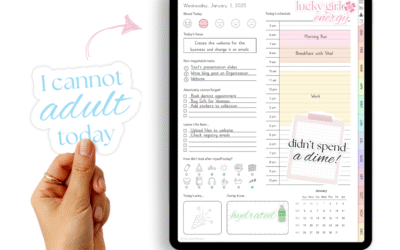 Free Adulting Stickers For Your Digital Planner