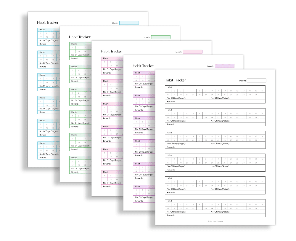 Monthly habit tracker, free habit tracker, printable habit tracker (1) (1)