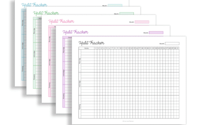 Free Printable Monthly Habit Trackers