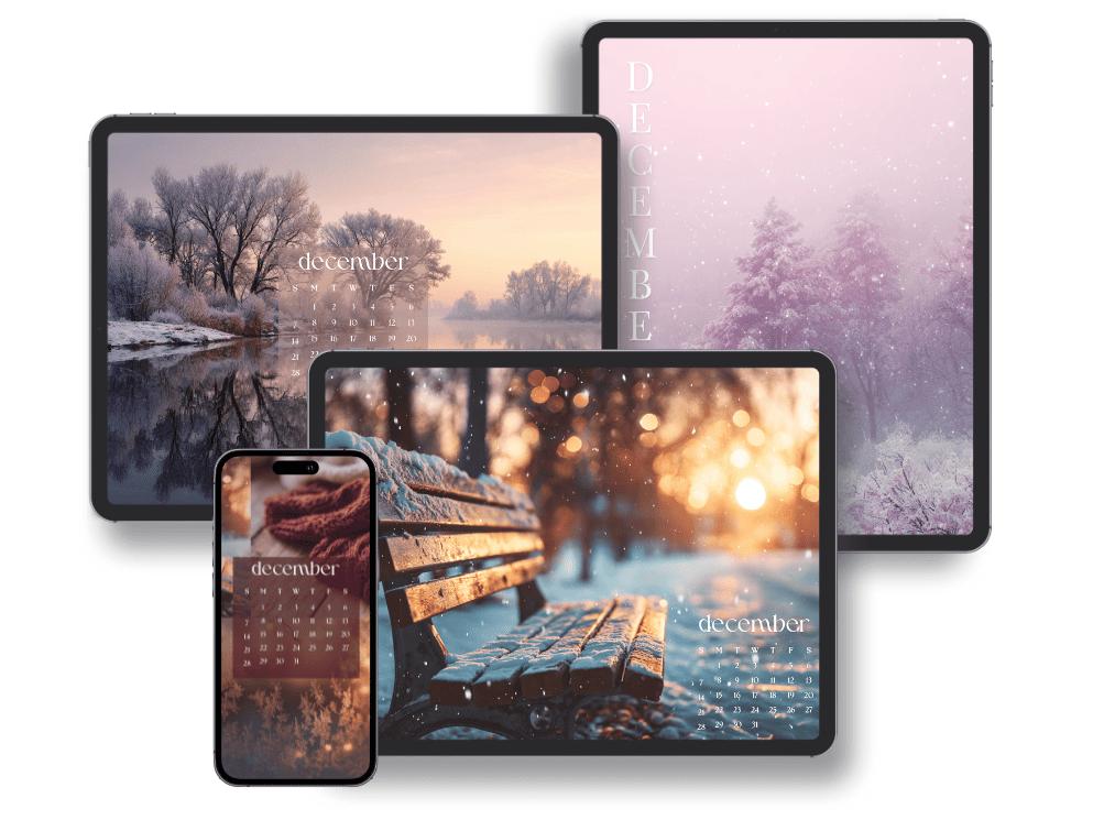 Free December 2025 wallpapers, free digital planners, free digital stickers, freebie library, free goodnotes stickers, free planner