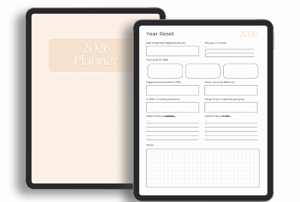 Free 2026 Planner: Gentle New Year Reset for a Clear Vision in 2026