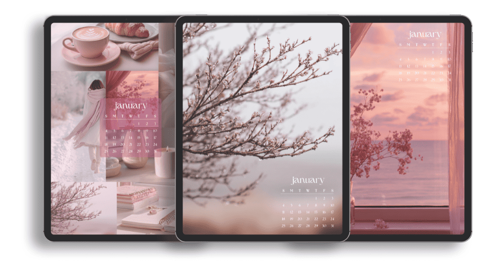 January 2026 wallpapers, Free wallpapers, free digital planners, free digital stickers, freebie library, free goodnotes stickers, free planner new