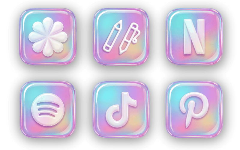 Free Aesthetic App Icons for iPhone and iPad