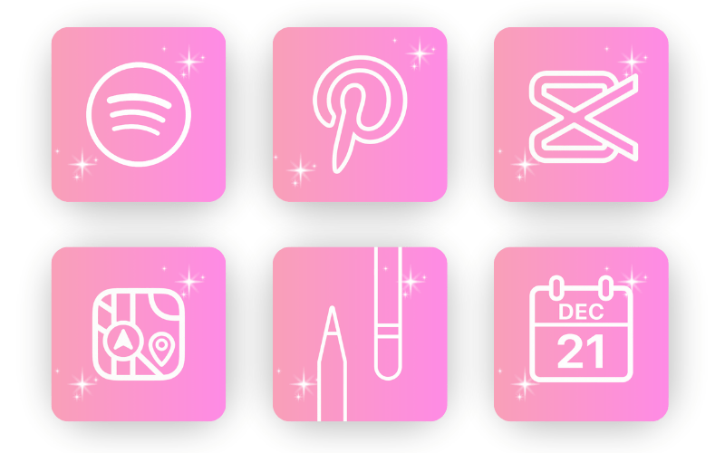 Free Aesthetic App Icons for iPhone and iPad