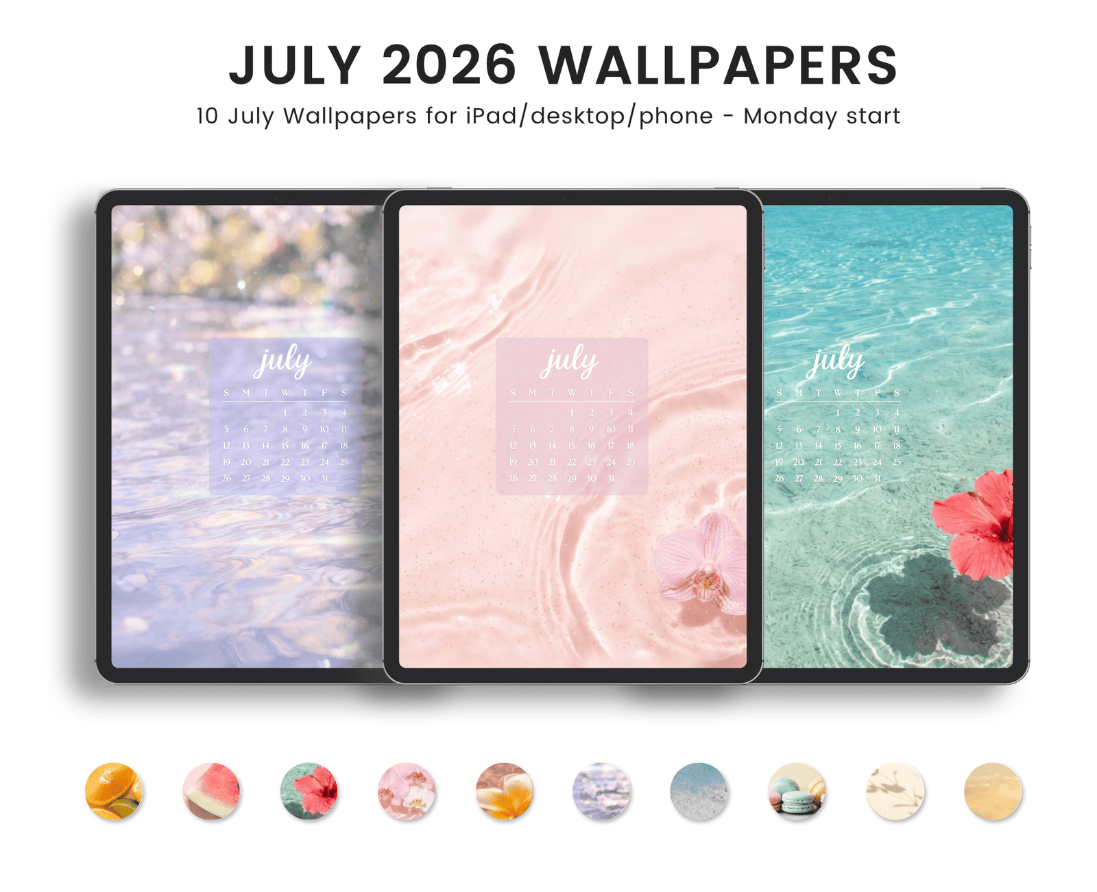 July 2026 wallpapers, Free wallpapers, free digital planners, free digital stickers, freebie library, free goodnotes stickers, free planner (2)