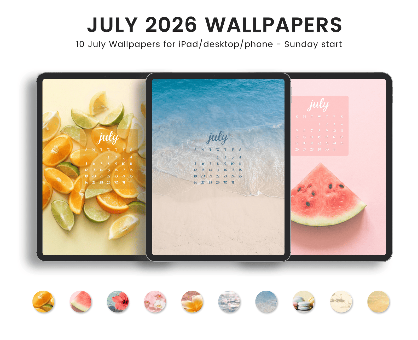 July 2026 wallpapers, Free wallpapers, free digital planners, free digital stickers, freebie library, free goodnotes stickers, free planner